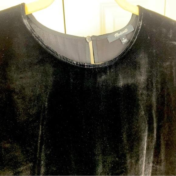 MADEWELL Velvet Black Shirt - Picture 3 of 3